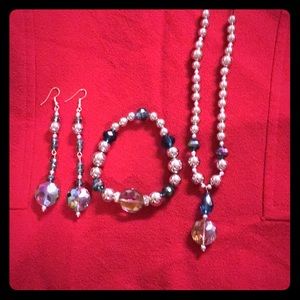 Handmade Bracelet, Necklace and Earring Set